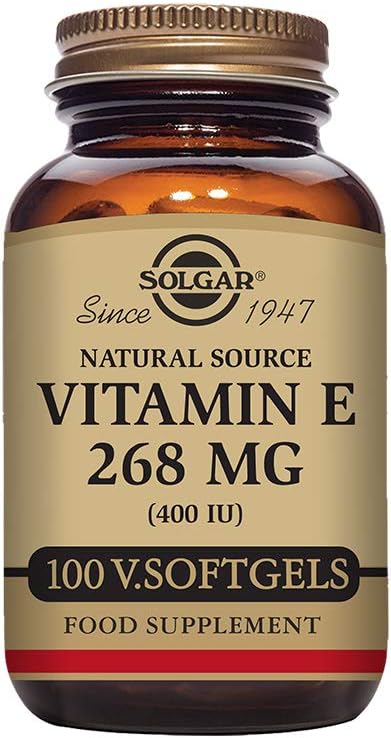 SOLGAR Vitamin E 268 mg (400 IU) 100 Softgels 100 Servings