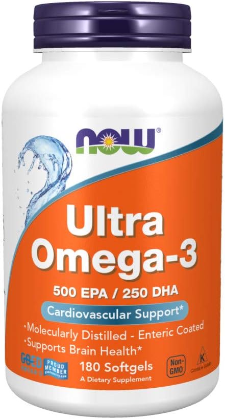 NOW Foods - Ultra Omega-3 500 EPA/250 DHA 180 Softgels