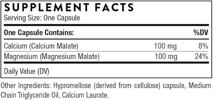 Thorne Calcium-Magnesium Malate 240 Capsules