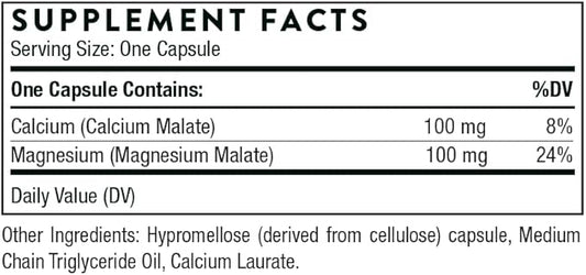 Thorne Calcium-Magnesium Malate 240 Capsules