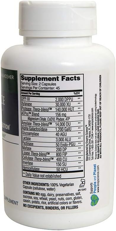 Intolerance Complex, 90 Capsules Comprehensive Support