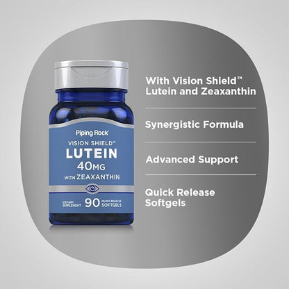 Piping Rock Lutein 40mg with Zeaxanthin 90 Softgels