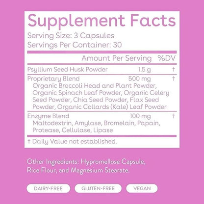 Love Wellness Sparkle Fiber Supplement 90 Capsules