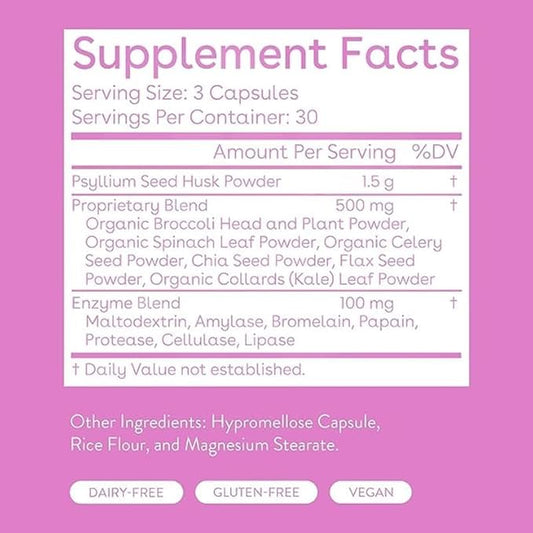 Love Wellness Sparkle Fiber Supplement 90 Capsules