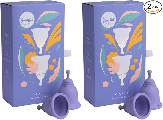 Intimate Care Cup Set – Soft, 2, Violet)