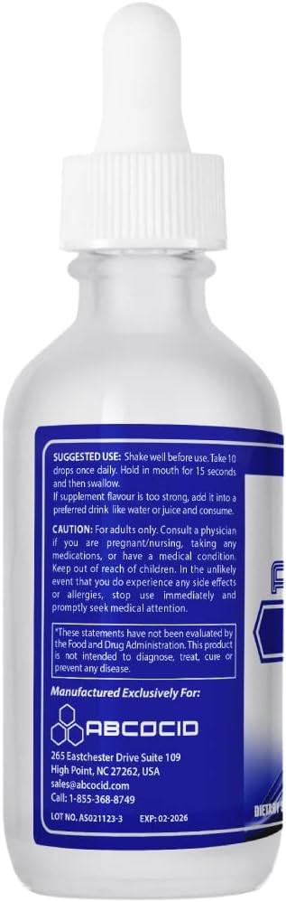 S-Acetyl L-Glutathione 95 mg, 4 Oz 240 Servings,