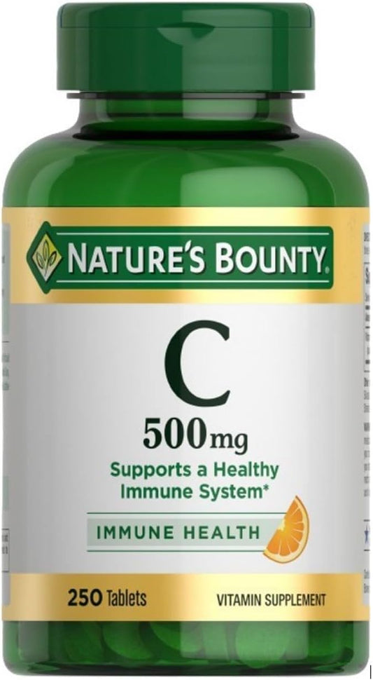 Nature's Bounty Vitamin C, Supports a 500mg, 250 250 Tablets