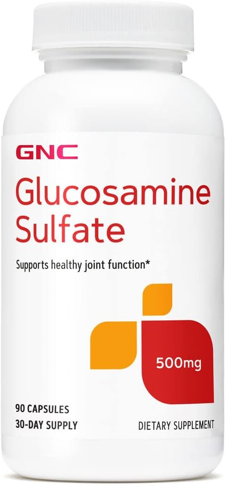 GNC Glucosamine Sulfate 500 mg 90 Capsules (90 Servings)