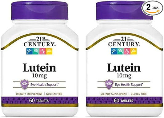 21st Century Lutein 10 mg Tablets, 60 Count 2)
