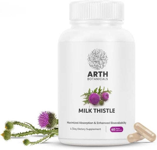 Milk Thistle, 100% Natural 500 mg 60 Vegan