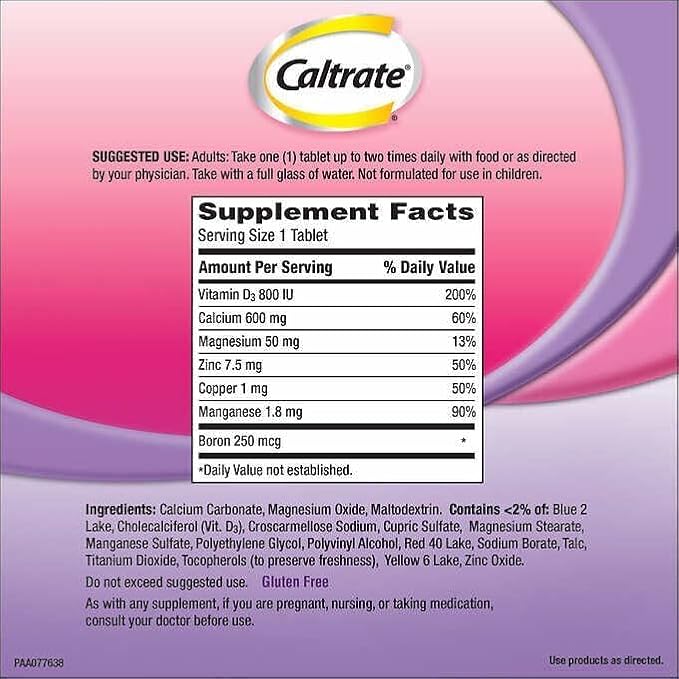 Calt-Rate 600mg + D3 with Plus Zinc,320 Count