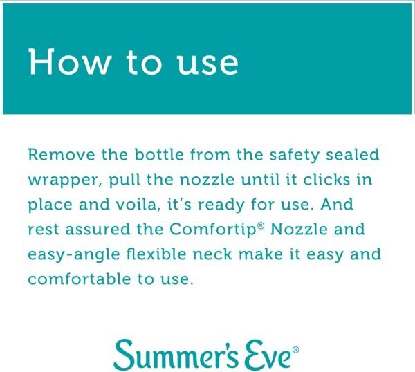 (Pack of 10 Bottles) Summer's Eve 4.5oz Bottles. 10 Bottles, 4.5oz Each