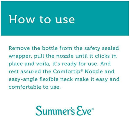 (Pack of 10 Bottles) Summer's Eve 4.5oz Bottles. 10 Bottles, 4.5oz Each