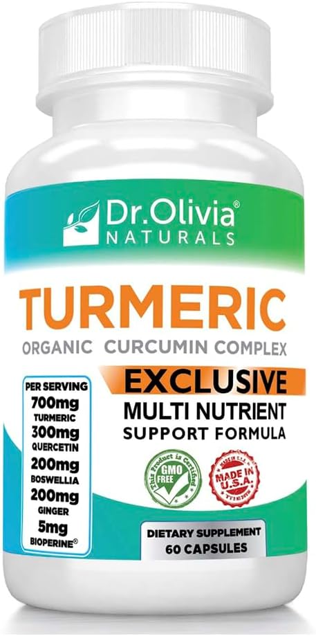 Dr. Olivia's Organic Turmeric Complex 60 Capsules