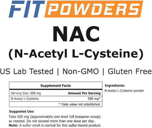 NAC Powder N-Acetyl L-Cysteine Powder Scoop (250 Gram)