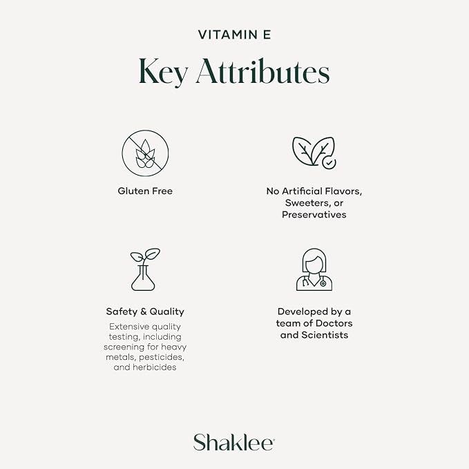 Shaklee - Vitamin E: -Supports Heart, 400 IU 90 Softgels