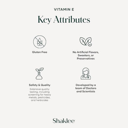 Shaklee - Vitamin E: -Supports Heart, 400 IU 90 Softgels