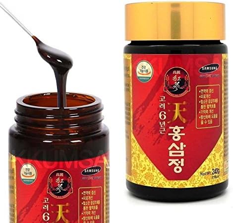 Korean 6years Root Red Ginseng Gold 240g(8.5oz) X 4ea, Saponin,