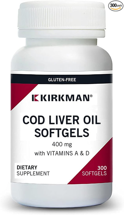 Kirkman - Cod Liver Oil 300 Softgels