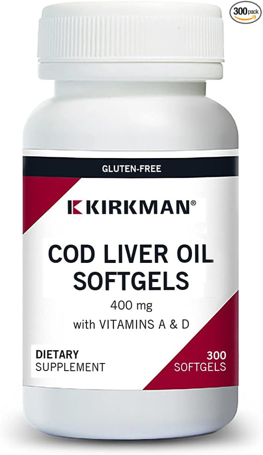 Kirkman - Cod Liver Oil 300 Softgels