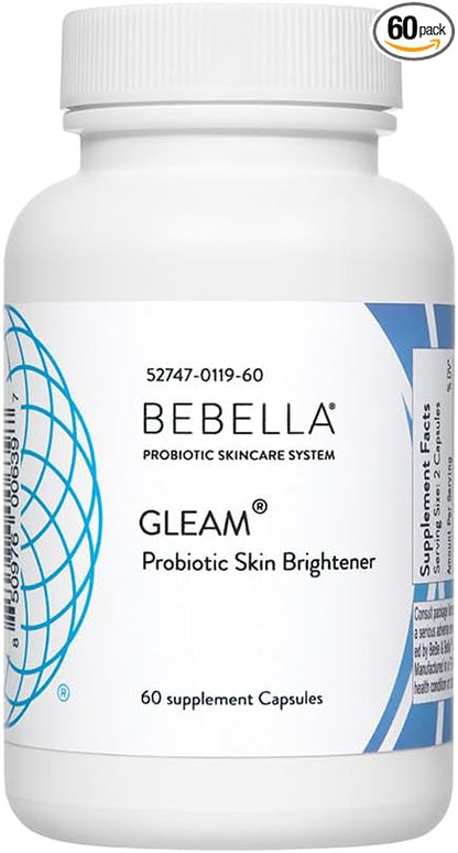 Bebella Gleam Probiotic Blend Skin Lightening 60 capsules