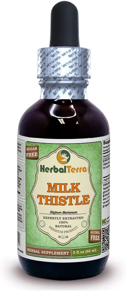 Milk Thistle (Silybum Marianum) Glycerite, Organic 2 oz