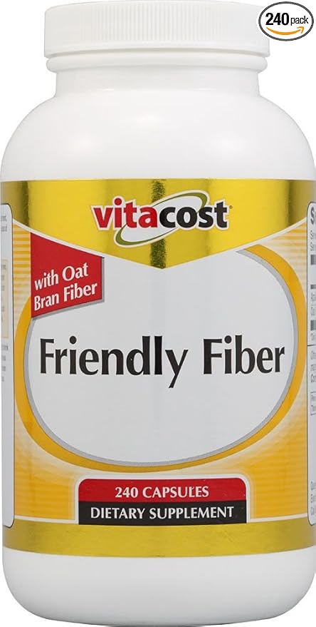 Vitacost Friendly Fiber 240 Capsules