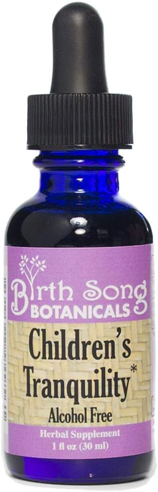Children's Tranquility Tincture, Herbal Supplement 1oz Bottle