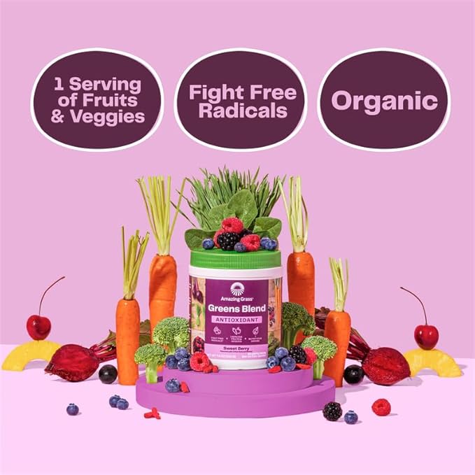 Amazing Grass Greens Superfood Antioxidant: Greens 60 Servings
