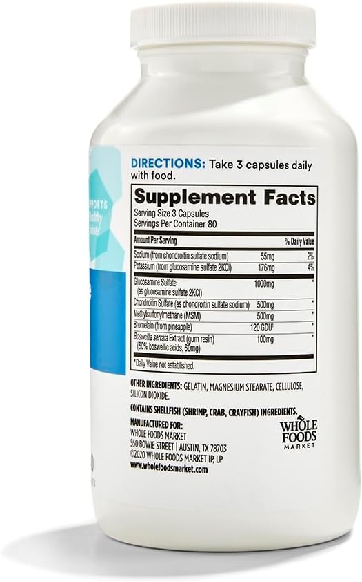 365 by Whole Foods Market, Glucosamine 240 Capsules