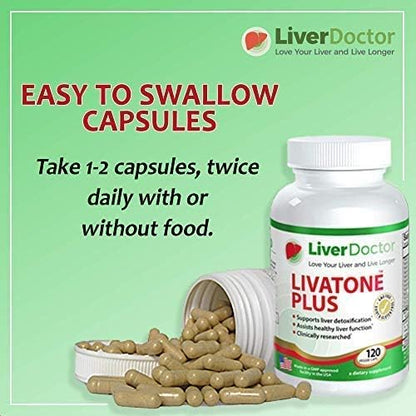 Plus Liver Detox Capsules Liver Cleanse (240 Count)