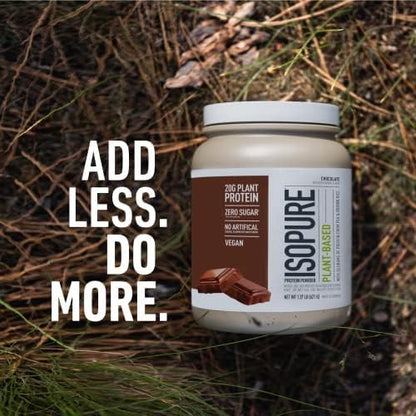 Isopure Chocolate Vegan Protein Powder, 20 Servings