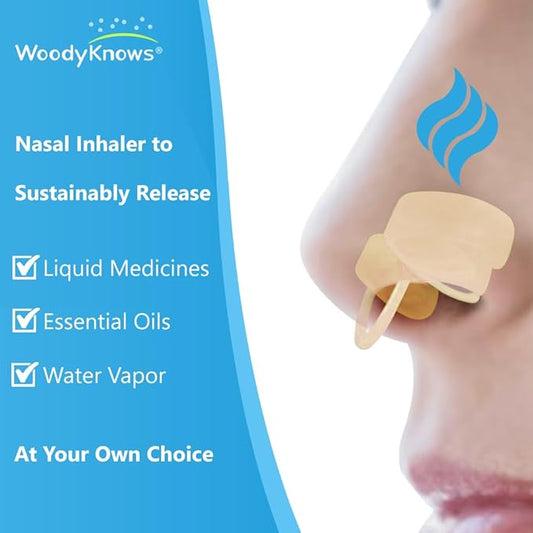 WoodyKnows Nasal Spray/Steam Inhaler, New Model 3Pack)