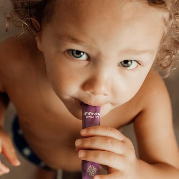Kids Immune Booster with Elderberry, Acerola 30 Servings 2 flavors