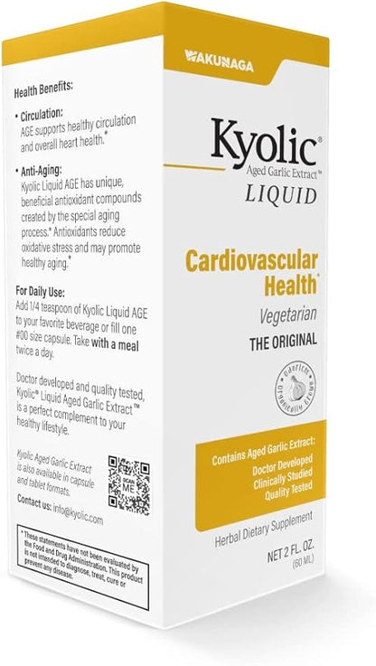 Kyolic Aged Garlic Extract Liquid, Vegetarian 2 Ounces