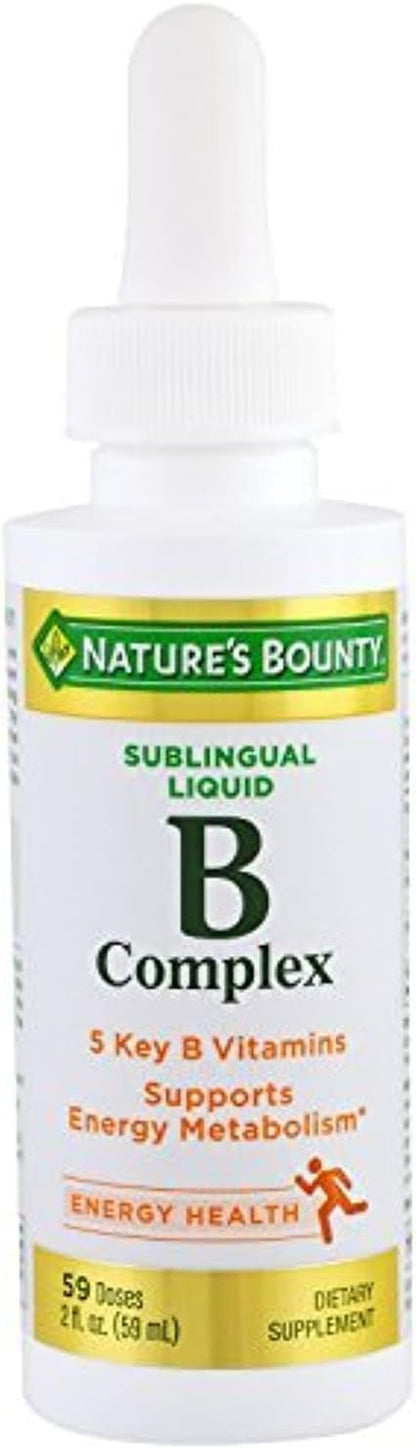 Nature's Bounty Vitamin B Complex Sublingual 2 oz