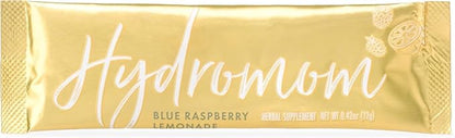 Boobie Hydromom Superfood Electrolyte Drink Mix, Blue Raspberry Lemonade | Refreshing Energy & Hydration Boost for Mamas | On-The-Go & Travel Essentials for Pregnancy, Lactation, & Beyond, 10 Packets