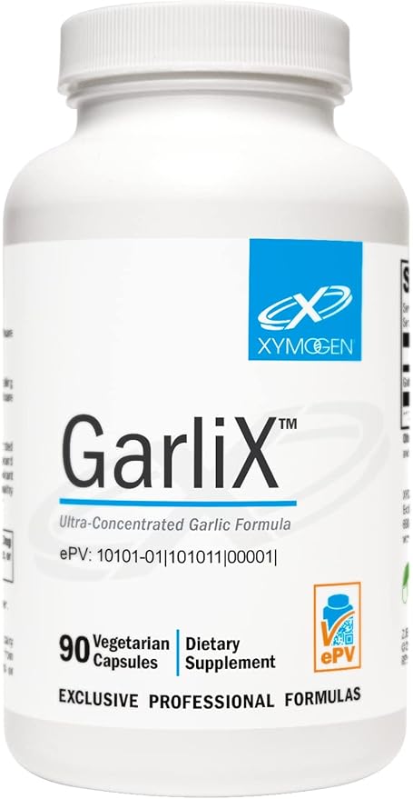 XYMOGEN GarliX - Ultra-Concentrated Garlic Supplement (90 Capsules)