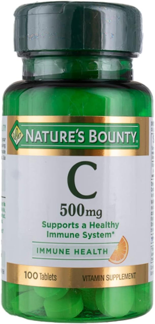 Nature's Bounty Vitamin C 500 mg 100 ea 2)