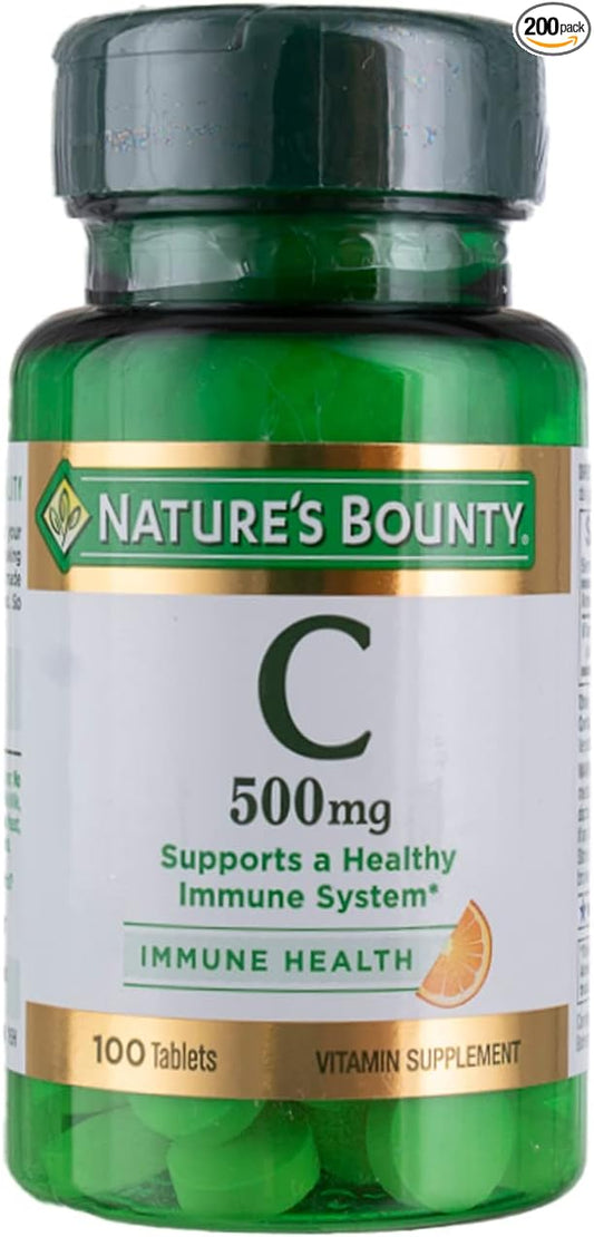 Nature's Bounty Vitamin C 500 mg 100 ea 2)