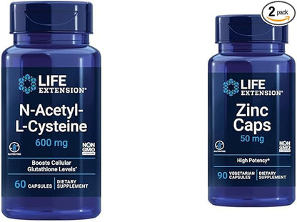 Life Extension N-Acetyl-L-Cysteine (NAC) & Zinc