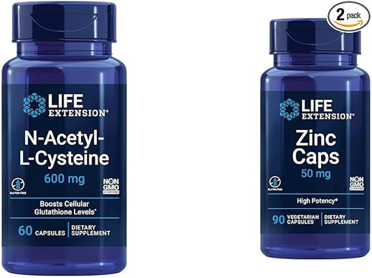 Life Extension N-Acetyl-L-Cysteine (NAC) & Zinc
