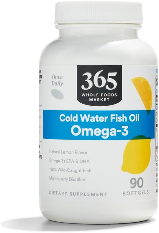 365 by Whole Foods Market, Omega 3 Lemon 90 Softgels