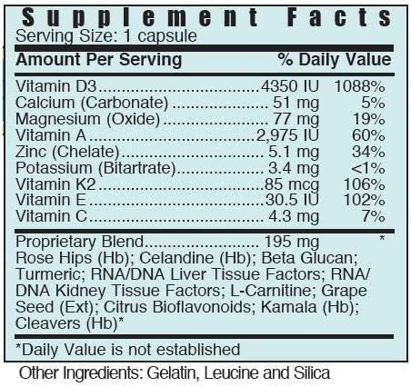 Systemic Formulas DV3 BioNutriment Vitamin D3