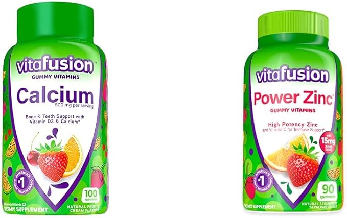 Vitafusion Calcium Gummy Vitamins for Bone 100 Count 90 Count