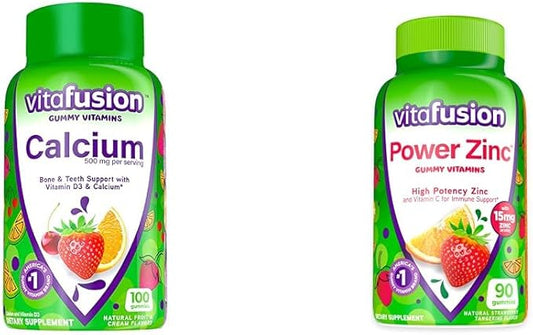 Vitafusion Calcium Gummy Vitamins for Bone 100 Count 90 Count