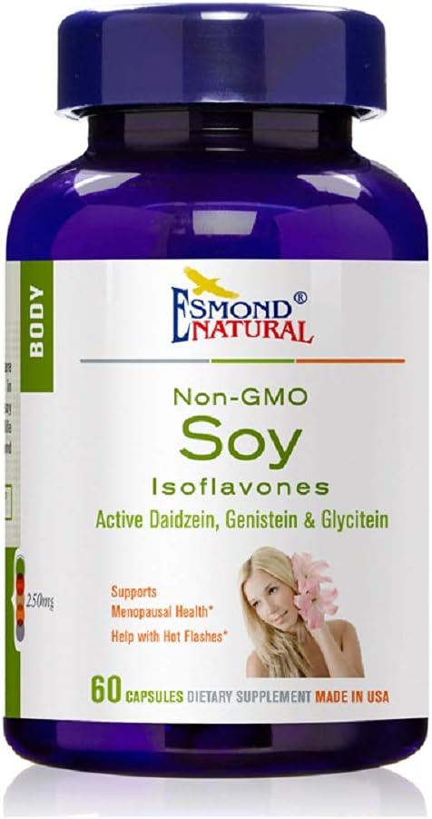 (3 Pack) Esmond Natural: Soy Isoflavones 250mg, 180 180 Capsules