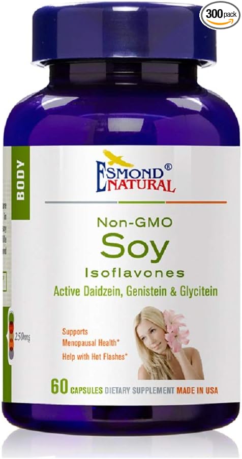 (5 Pack) Esmond Natural: Soy Isoflavones 250mg, 300 300 Capsules
