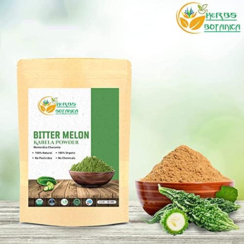 Bitter Melon Powder| Karela Powder 100% Organic 5.3 oz 150 GMS