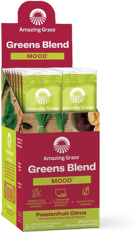 Amazing Grass Greens Blend Mood: Super 15 Servings